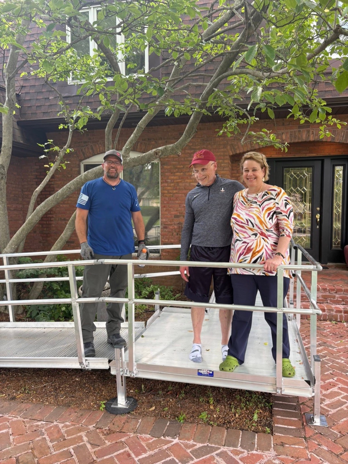Wheelchair Ramp Installation completed in Channahon, IL