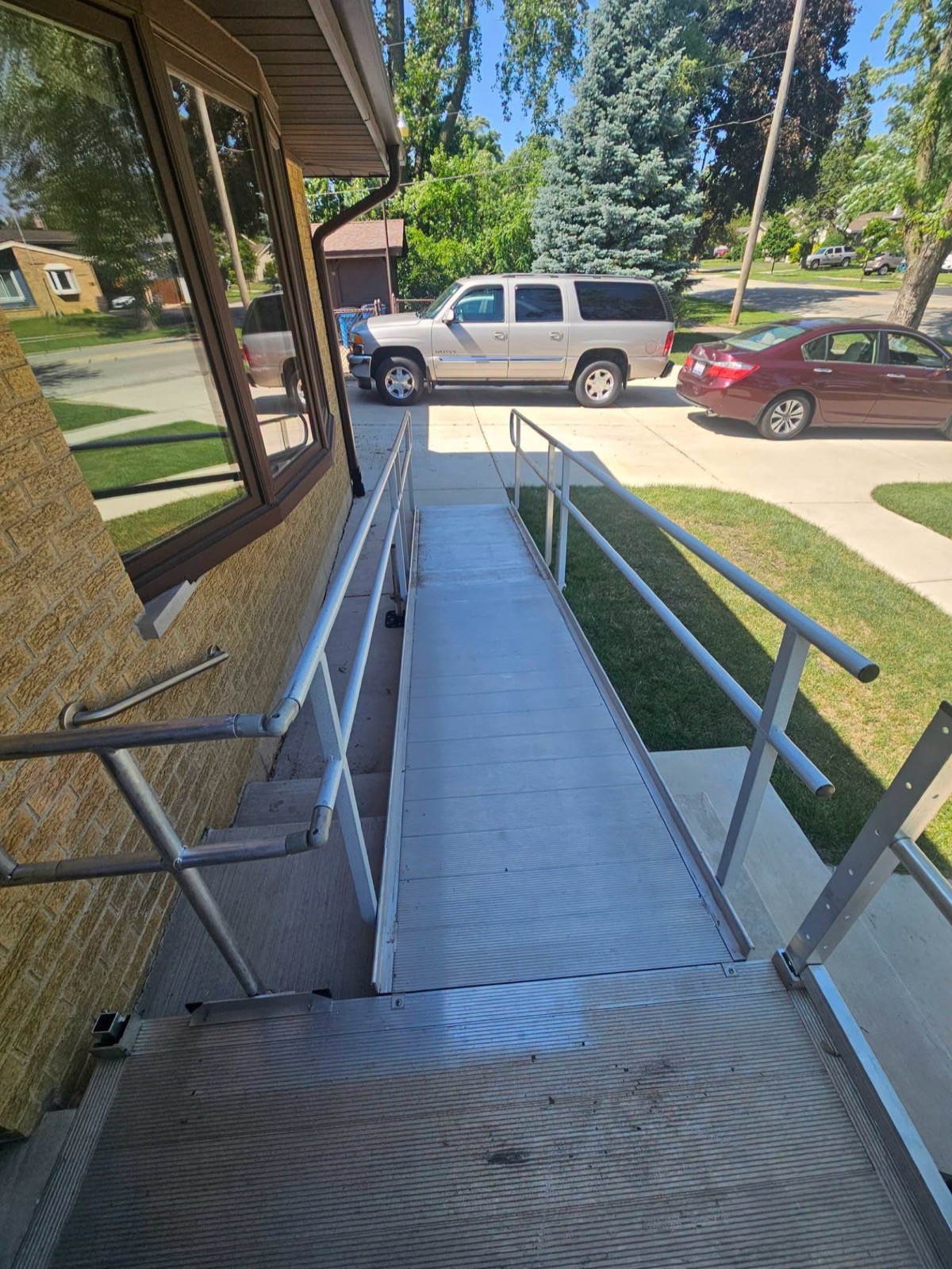 Wheelchair Ramp Installation completed in Minooka, IL